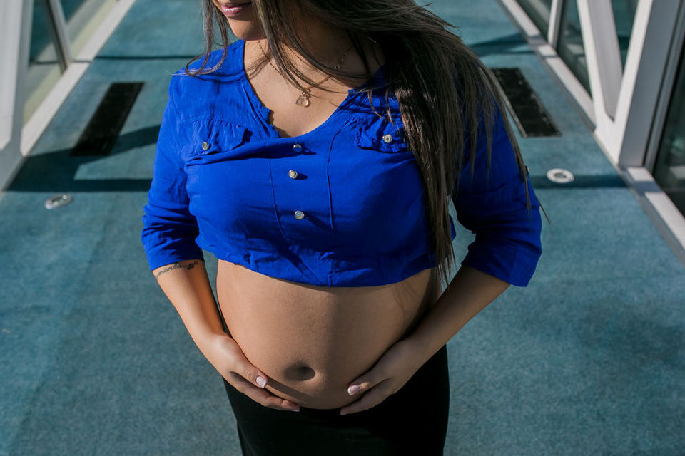 Aline Esperando o Pedro